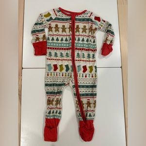 Little Sleepies Christmas pajamas baby size 3-6 months